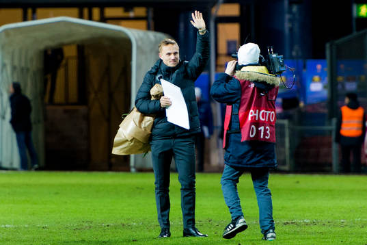 FC Köpenhamns Pierre Bengtsson tackas