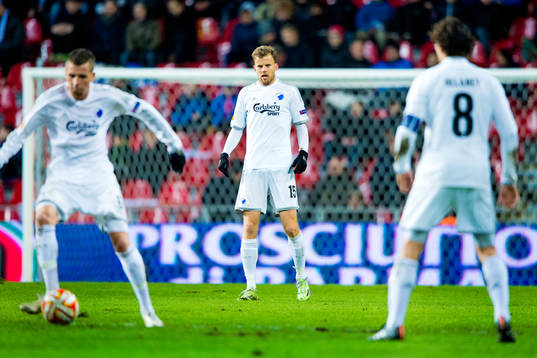 FC Köpenhamns  Mikael Antonsson i mitten