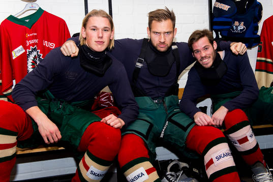Hampus Zackrisson, John Alvbåge och Emil Salomonsson 