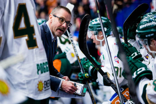 Färjestads Färjestads tränare Tommy Samuelsson