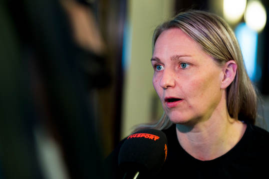 Sveriges förbundskapten Helle Thomsen