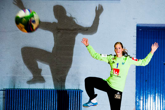 Sveriges målvakt Johanna Bundsen