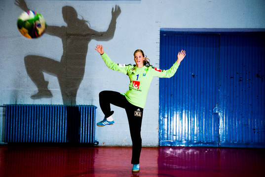 Sveriges målvakt Johanna Bundsen