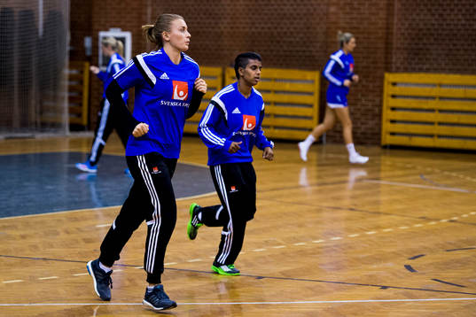 Sveriges Isabelle Gulldén och Louise Sand