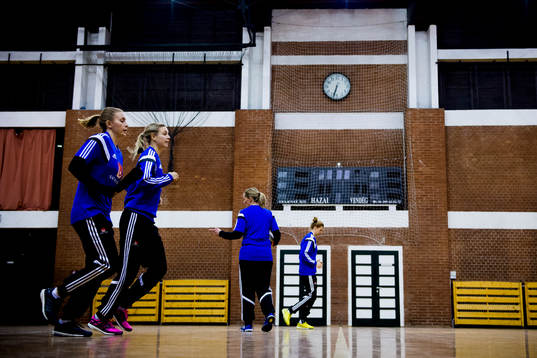 Sveriges Isabelle Gulldén, Hanna Fogelström och Linnea