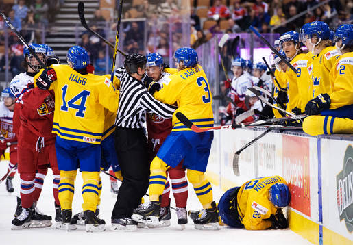 Tjeckiens Jan Kostalek och Sveriges William Lagesson i