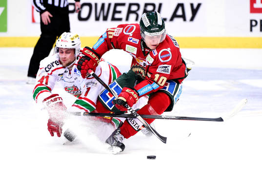 Modos Oscar Hedman och Frölundas Mattias Janmark