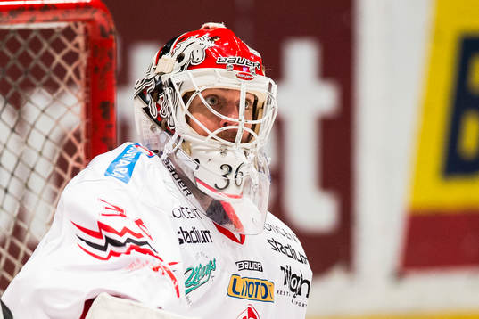 Vita Hästens målvakt Axel Brage