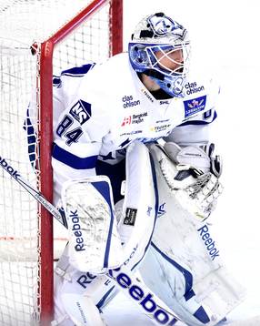 Leksands målvakt Joakim Lundström