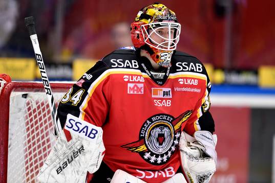 Luleås målvakt Joel Lassinantti
