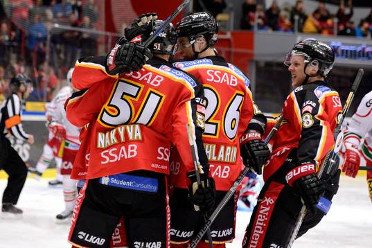 Luleåspelarna jublar