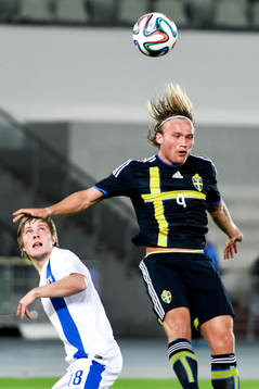 Finlands Jere Uronen och Sveriges Nicklas Bärkroth