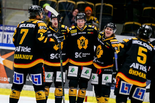 Skellefteås Oscar Sundqvist , Martin Lundberg , Sebastian