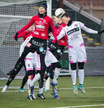 Rosengårds Sara Björk Gunnarsdottir och och Kristianstads