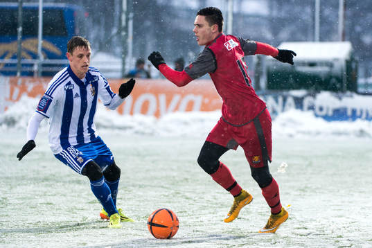 IFK Göteborgs Sören Rieks och Nordsjällands David Moberg Karlsson