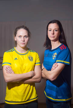 Lisa Dahlkvist och Lotta Schelin