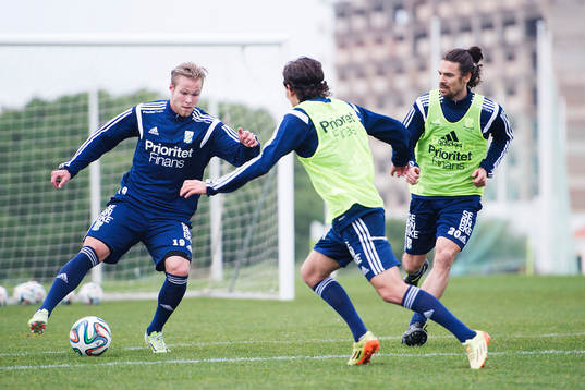 IFK Göteborgs Gustav Engvall och Heath Pearce