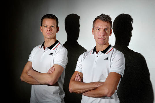domare Daniel Wärnmark och Mathias Klasenius