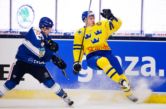Finlands Mikko Kousa och Sveriges Mattias Sjögren
