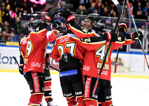 Luleåspelarna jublar