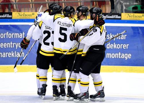 Brynäs spelarna jublar