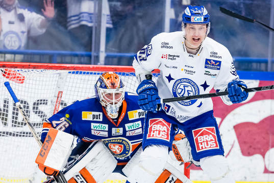 Leksands Fredrik Händemark oroar framför Växjös
