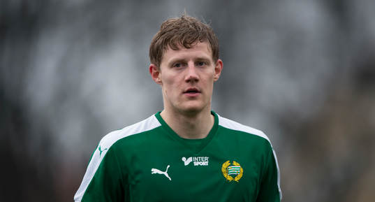 Hammarbys Lars Saetra i matchen i Svenska Cupen mellan Kristianstad och Hammarby i Kristianstad 21 februari 2015.