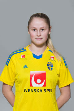 Amanda Jansson som spelar i F16/99-landslaget