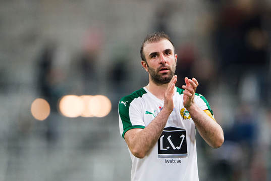 Hammarbys Kennedy Bakircioglu tackar publiken