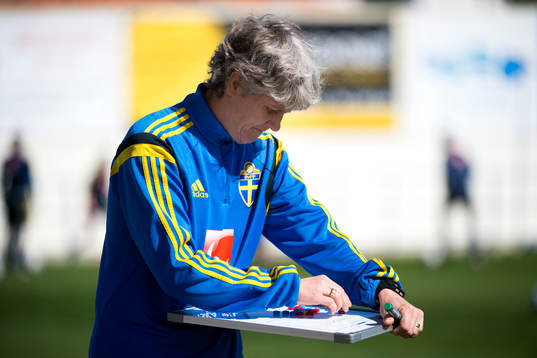 Sveriges förbundskapten Pia Sundhage