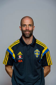 Sveriges tränare Matti Demegård