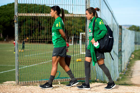 Brasiliens Fabiana da Silva Simoes och Marta Vieira da Silva