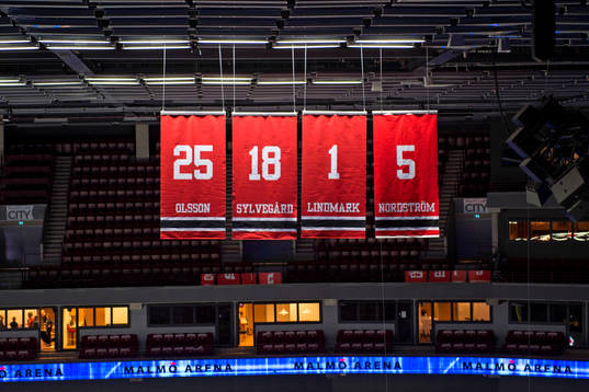 Malmö Redhawks Patrik Sylvegård, Pekka Lindmark, Kaj