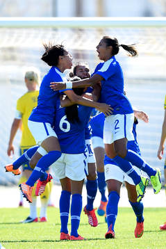 Brasiliens Marta Silva jublar