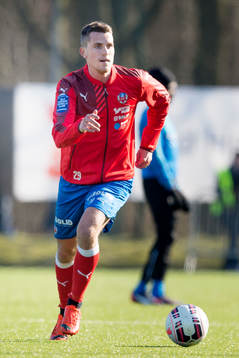 Helsingborgs Jesper Björkman värmer upp