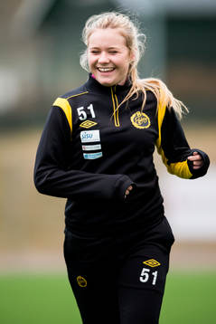 Glad tjej