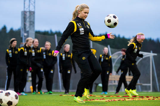 Teknikövning med boll