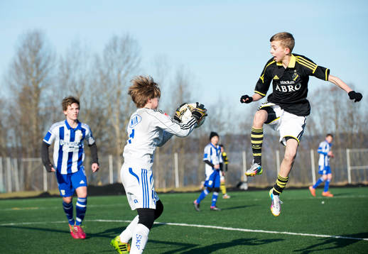  i matchen i Tipselit Cup mellan IFK Göteborg och AIK i Jönköping 14 mars 2015.