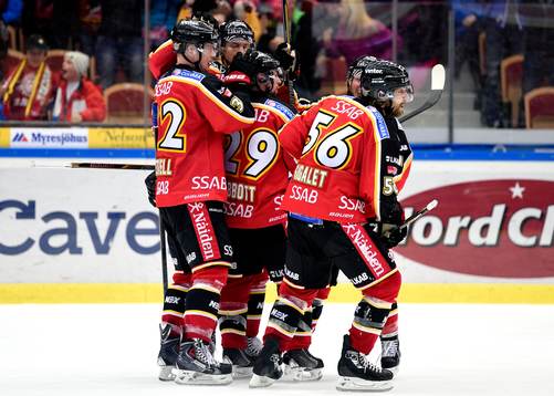 Luleåspelarna jublar