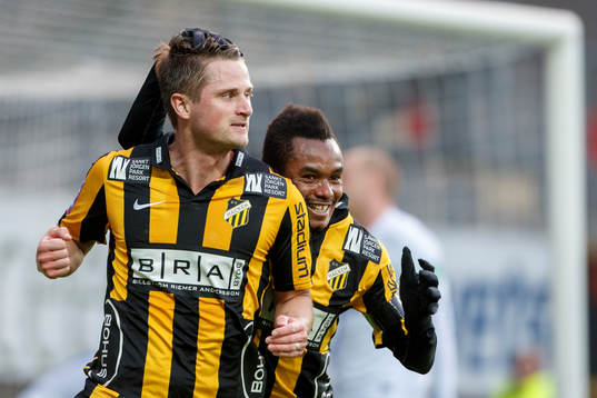 Häckens Gunnar Heidar Thorvaldsson och Nasiru Mohammed