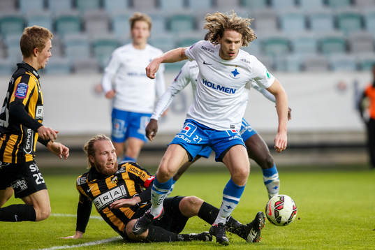Häckens Emil Wahlström och Norrköpings Andreas Hadenius