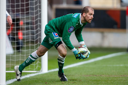 Norrköpings målvakt Marcus Sahlman