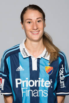 Matilda Rosqvist, Djurgården, poserar för ett porträtt den 16 mars 2015 i Stockholm.