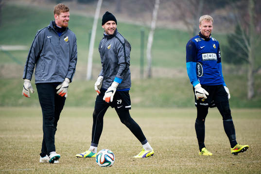 Häckens målvakt Christoffer Källqvist, målvakt