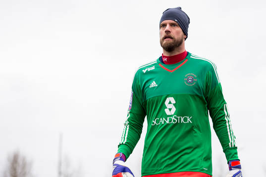 Ängelholms målvakt Oscar Berglund