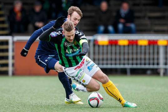 Utsiktens Niklas Olsson och Gais Patrik Ingelsten