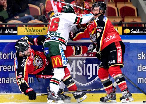 Luleås Jonathan Sigalet och Johan Forsberg