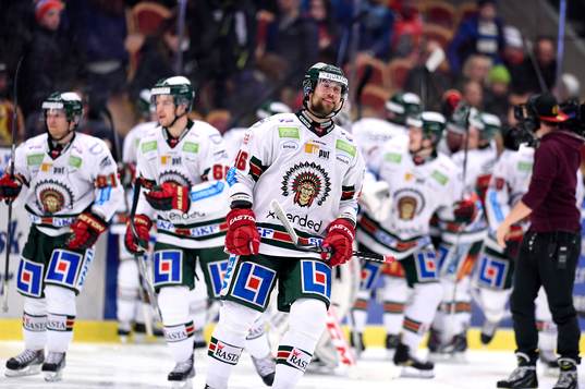 Glada Frölundaspelare