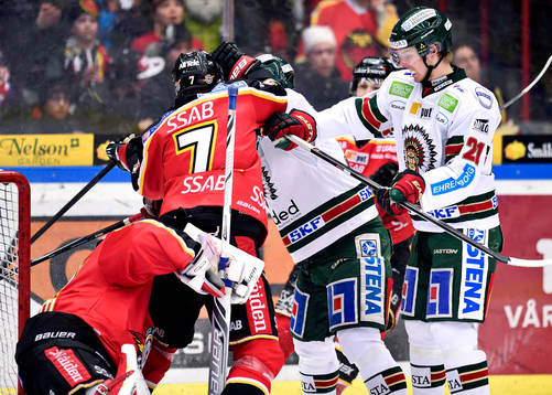 Bråk framför Luleås mål