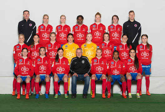  Rickard Nilsson (Huvudtränare), Elin Magnusson, Sanna Talonen, Sara Michael, Sara Nordin, Marina Pettersson-Engström, Johan Svensson (assisterande tränare). Mellersta raden från vänster: Maria Synnerdahl, Hanne Gråhns, Lisa Dahlkvist, Mimmi Paulsson-Febo, Lina Domberg, Freja Olofsson, Linda Hallin, Adelisa Grabus. Nedre raden från vänster: Susanna Lehtinen, Michelle De Jongh, Jennie Wecksell, P-O Danielsson (ledare), Julia Spetsmark, Ogonna Chukwudi, Sejde Abrahamsson.